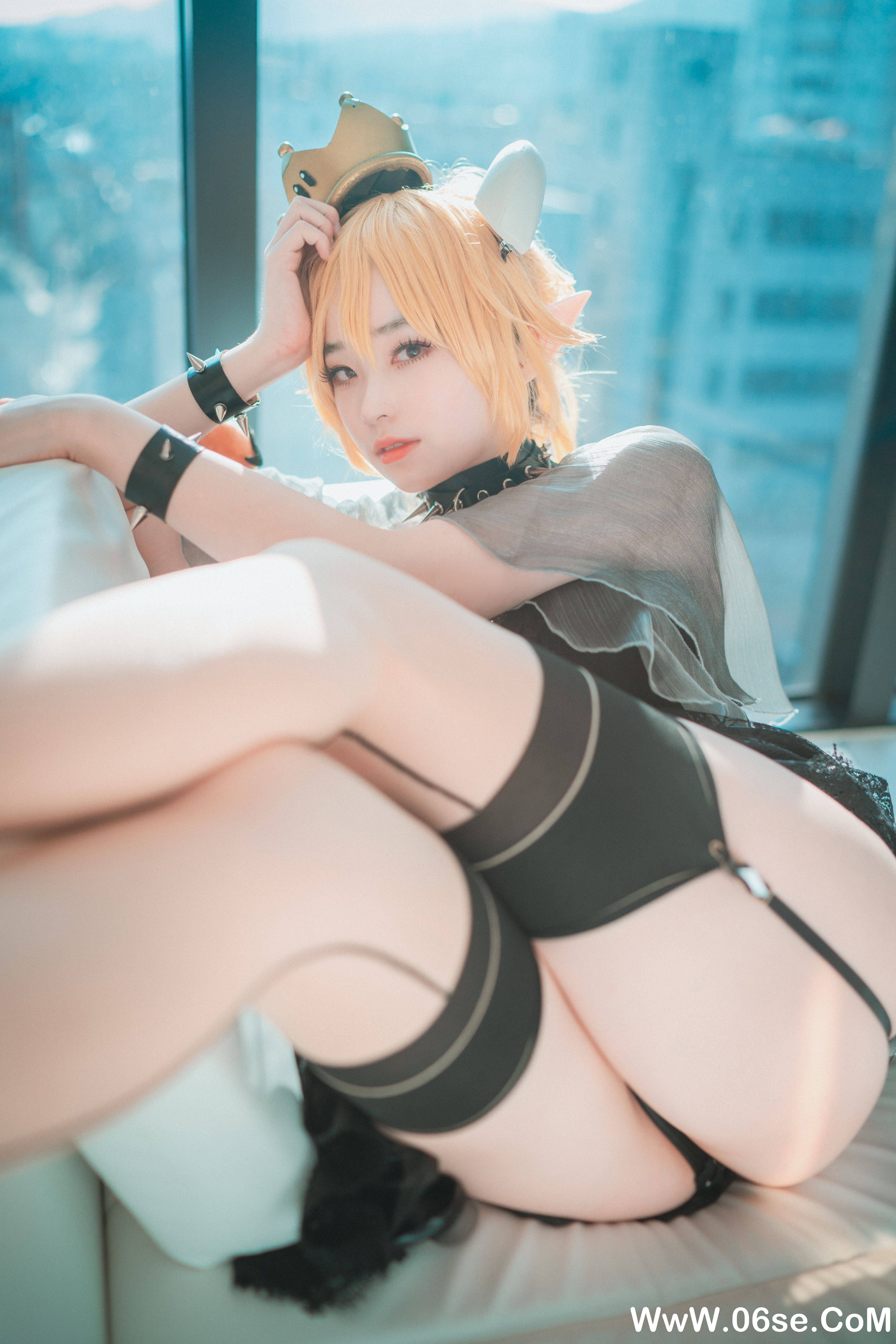 图片[29]-DJAWA – NO.044 Halloween with Bowsette [50P370M]-六色网