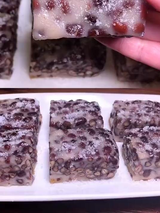 红豆糯米糕过年蒸糕寓意“年年高”做法超级简单又好吃