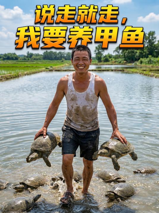 青年李光与朋友合伙创业养殖甲鱼 19