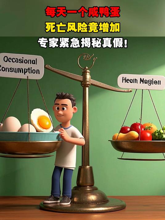 每天一个咸鸭蛋,死亡风险竟增加,专家紧急揭秘真假!