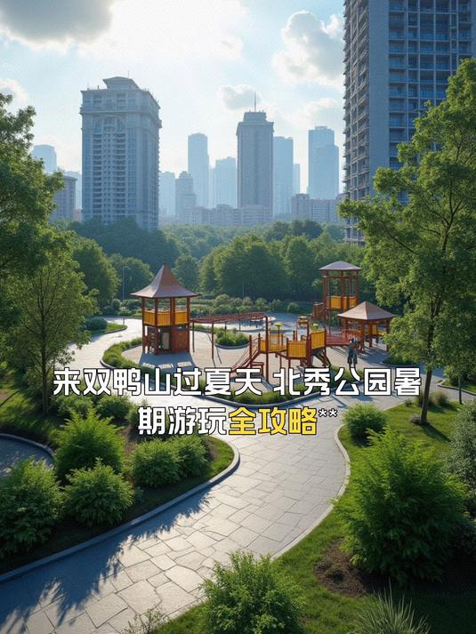 来双鸭山过夏天,北秀公园暑期游玩全攻略
