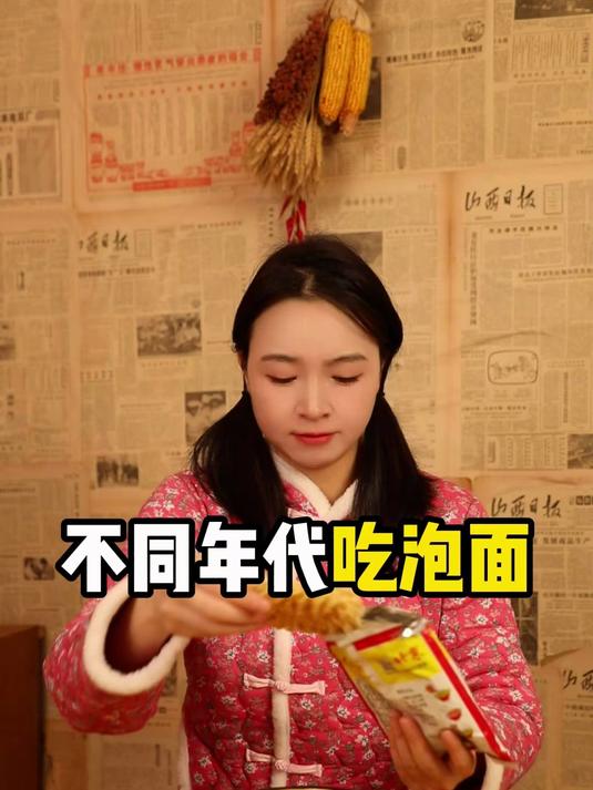 不同年代吃泡面