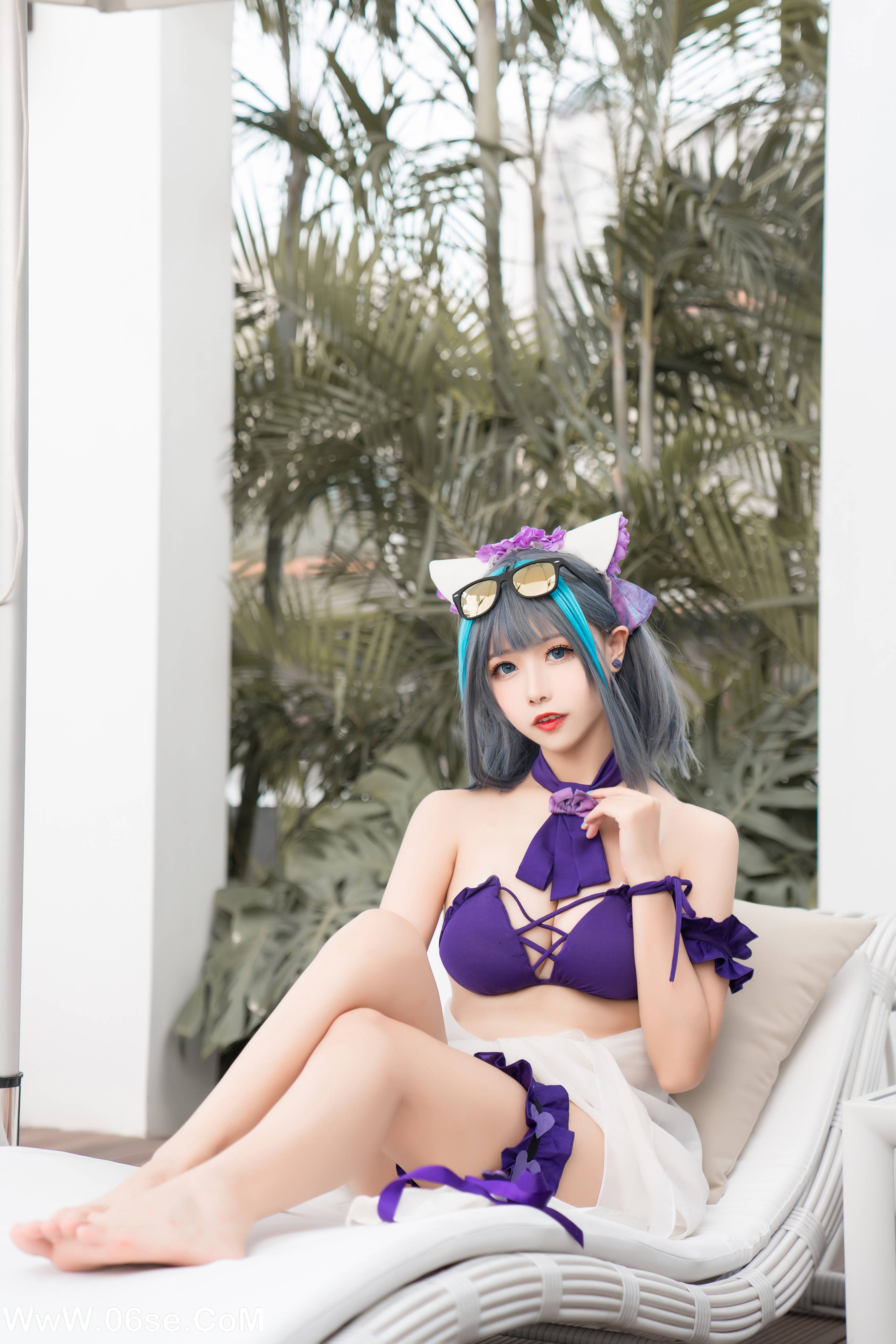 图片[5]-Momoko葵葵 NO.018 – 柴郡水着[40P+1V313M]-六色网