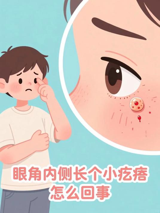 眼角内侧长个小疙瘩怎么回事 #健康扬帆季#