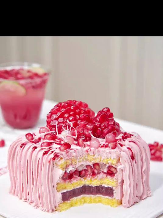 石榴奶油小方丨无需抹面，秋日氛围拉满~ 石榴奶油小方