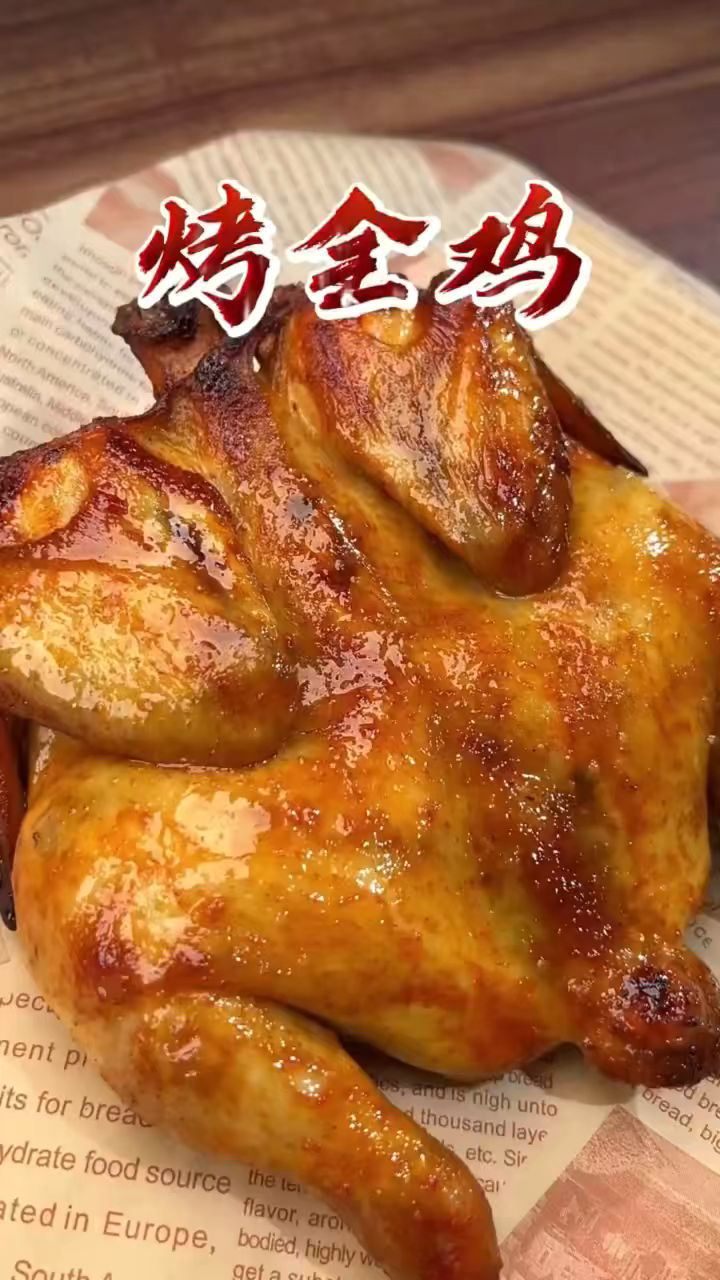 分享零失败的烤全鸡做法,鲜嫩多汁!快来试试吧#空气炸锅美食#自制美食#美食分享#美食
