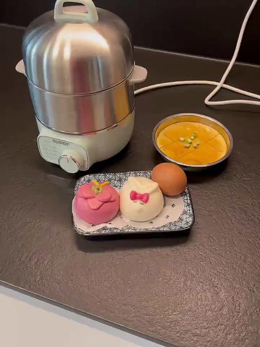 自从有了这个多功能早餐机,再也不用排队买早餐了!