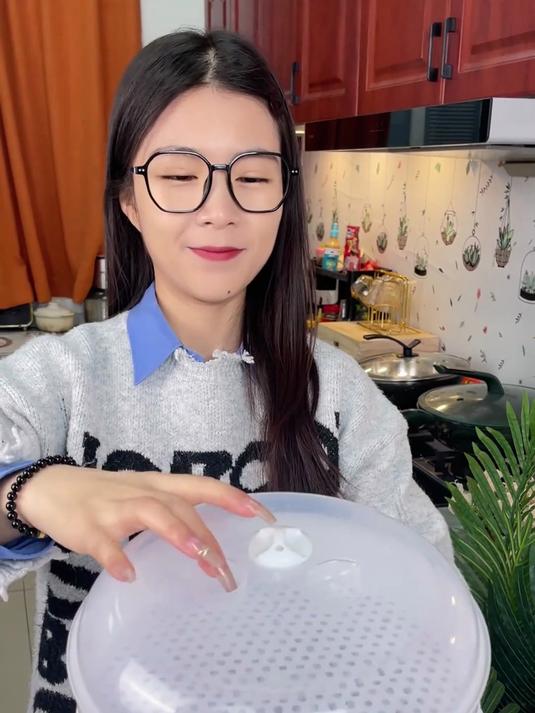 多功能微波炉蒸笼,加热饭菜更方便,不怕弄脏微波炉