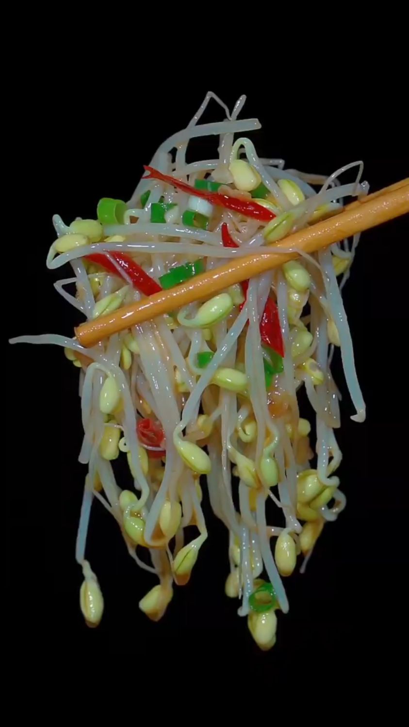 凉拌豆芽这样做