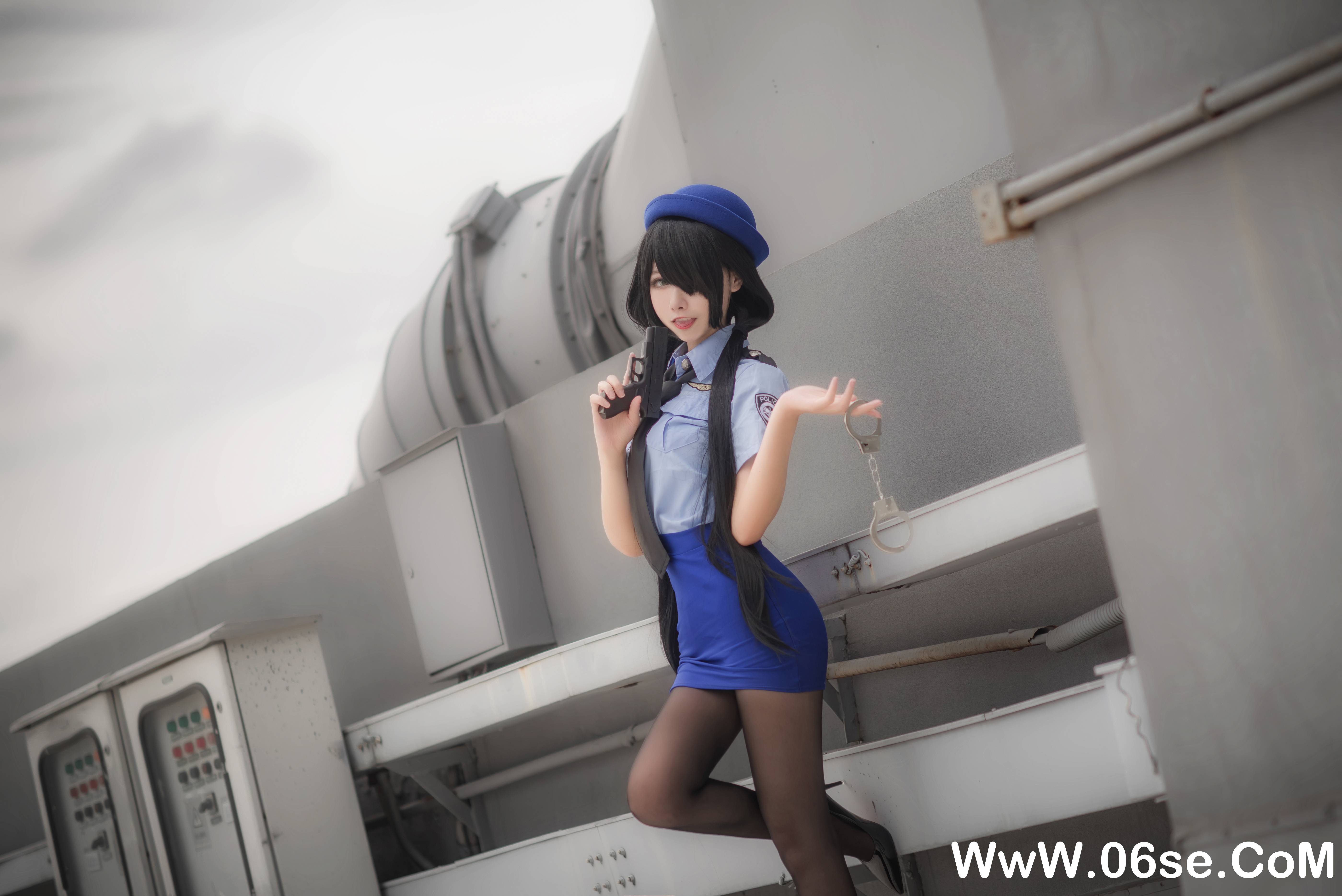 图片[9]-Momoko葵葵 NO.032 — 狂三 女警[20P156M]-六色网
