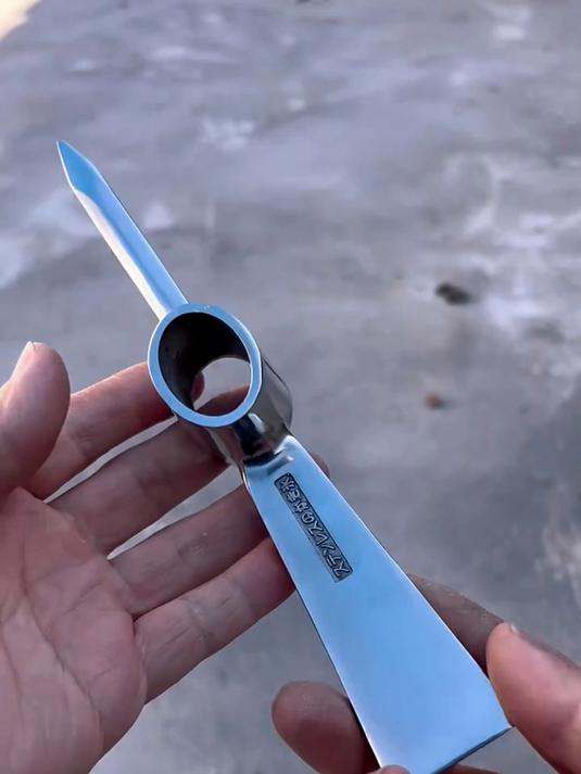 能砍,能挖,能凿的不锈钢小洋镐,户外修果树,挖野菜的又一神器
