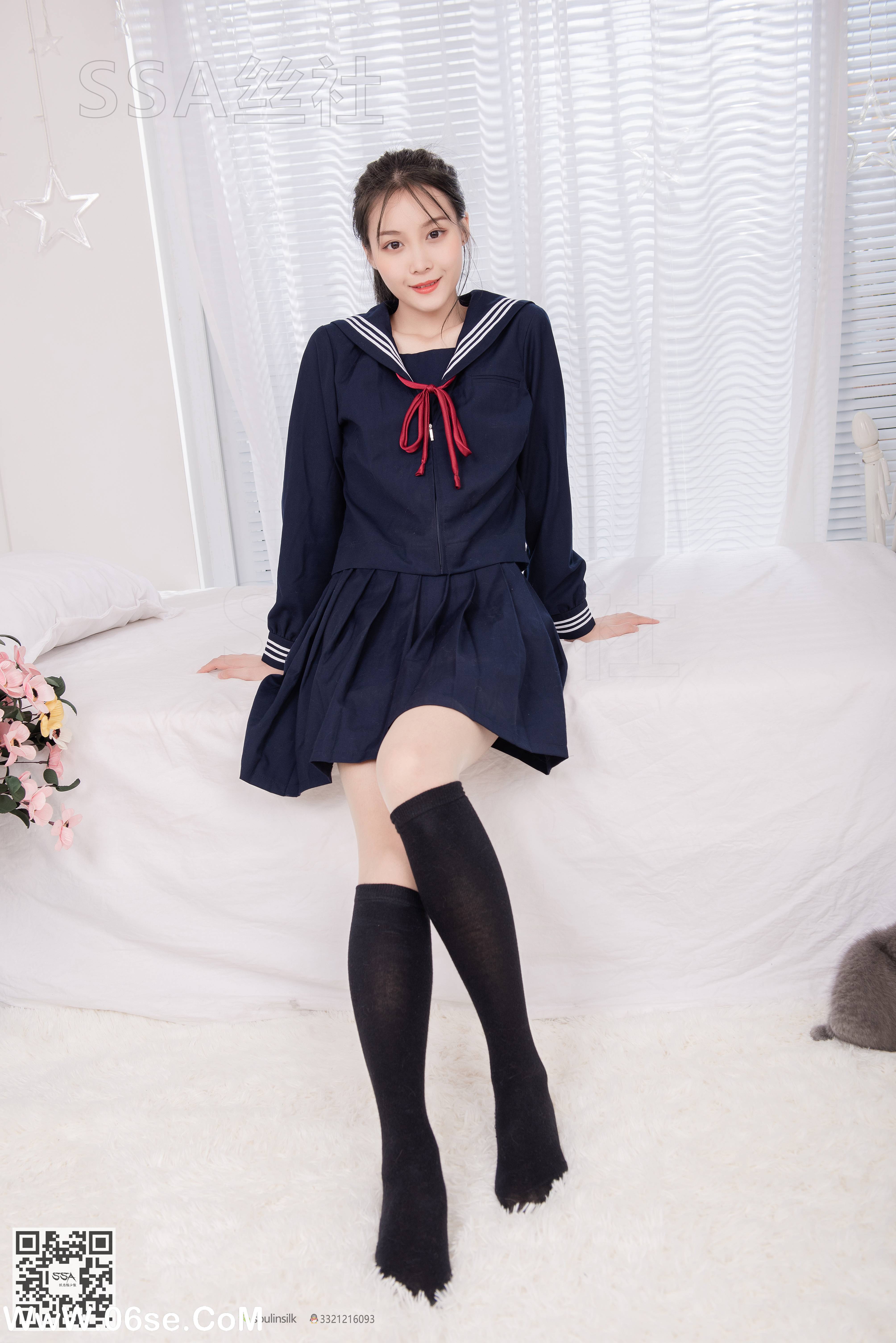 图片[45]-[SSA丝社] NO.142 丽萍 JK制服的穿搭示范[133P1.61G]-六色网