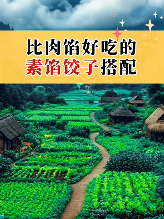 比肉馅好吃的素馅饺子搭配
