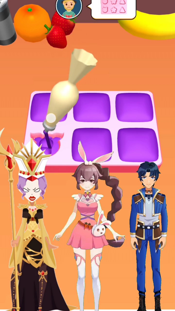 三哥给小舞做紫色巧克力