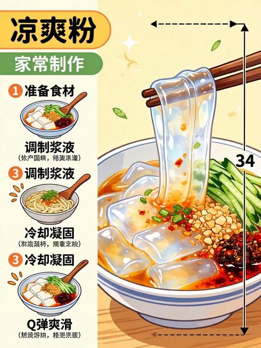 怎样做凉粉,别再只会用淀粉了!3种家常做法,爽滑Q弹比买的还好吃