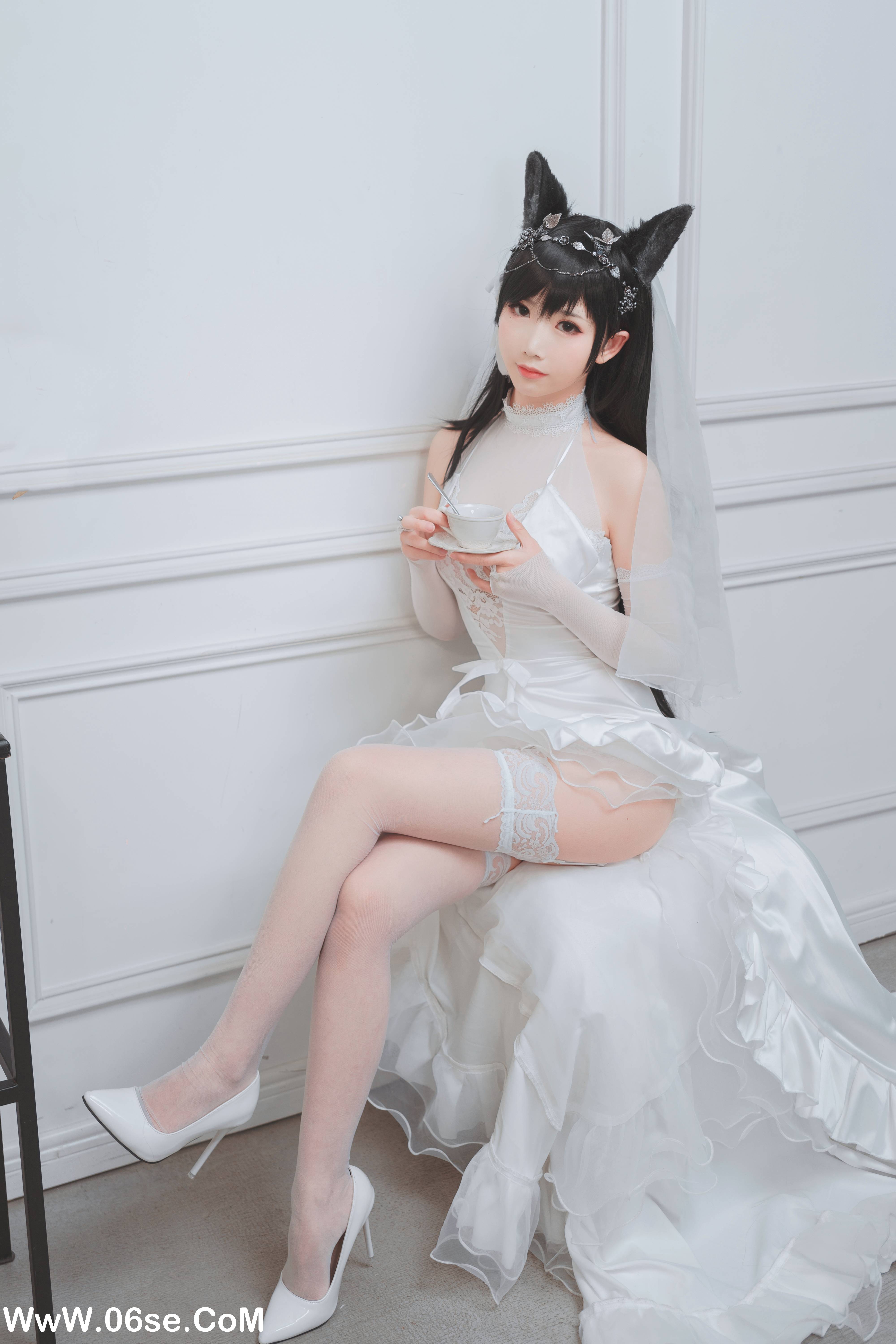 图片[22]-Coser面饼仙儿 NO.052 – 爱宕花嫁 [29P247M]-六色网