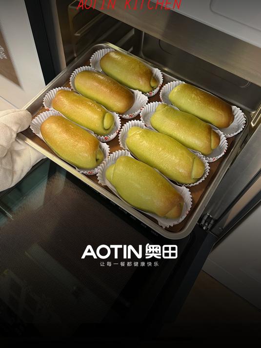 集成灶食谱|抹茶红豆牛奶棒!抹茶脑袋都给我吻上来!