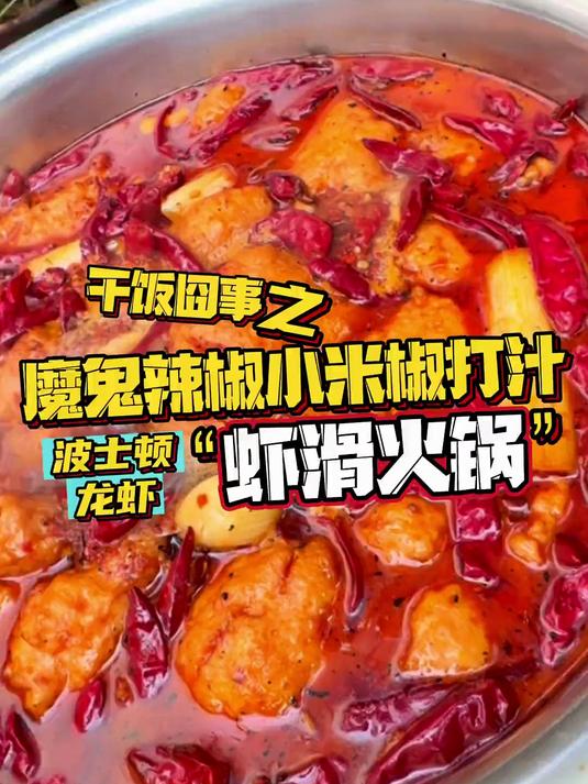 今天我们三个人AA买了十来只 波士顿龙虾 做个虾滑 火锅