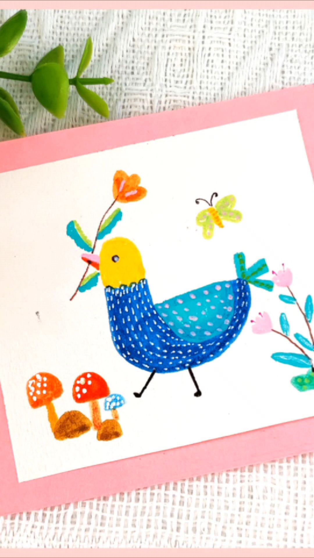 创意简笔画|小清新插画