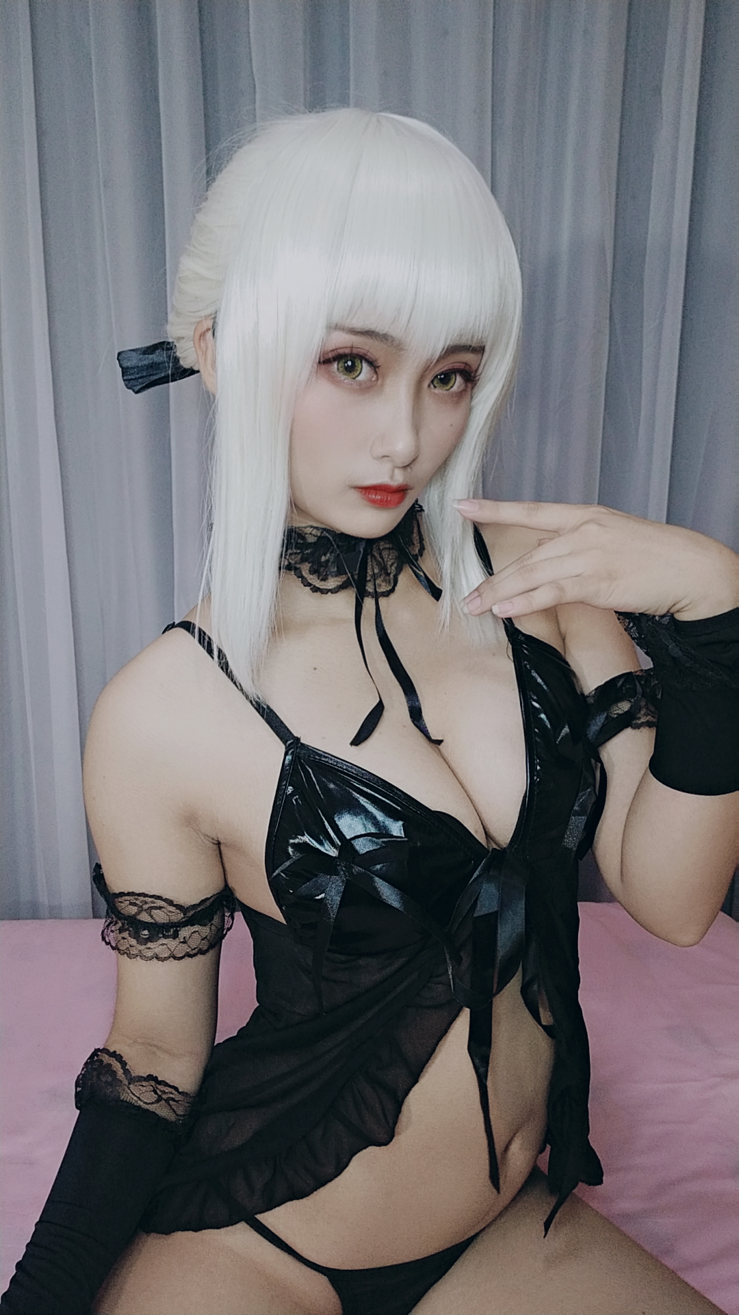 图片[23]-洛璃LoLiSAMA NO.008 — 黑呆睡衣王座[30P+5V59M]-六色网