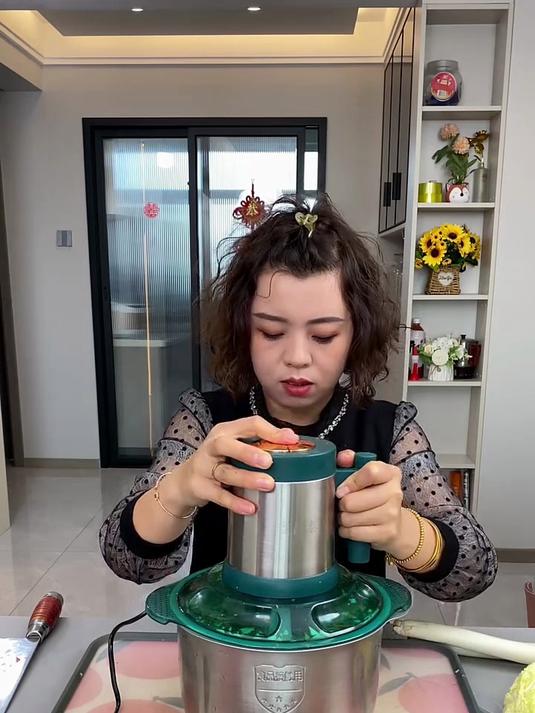 5升大容量家用电动绞肉机,能绞肉绞蒜泥,居然还是懒人和面神器