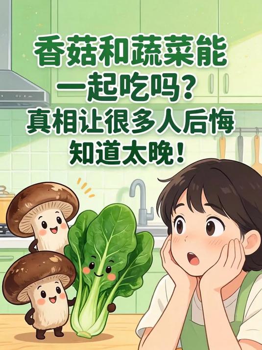 香菇和菠菜能一起吃吗？真相让很多人后悔知道太晚！