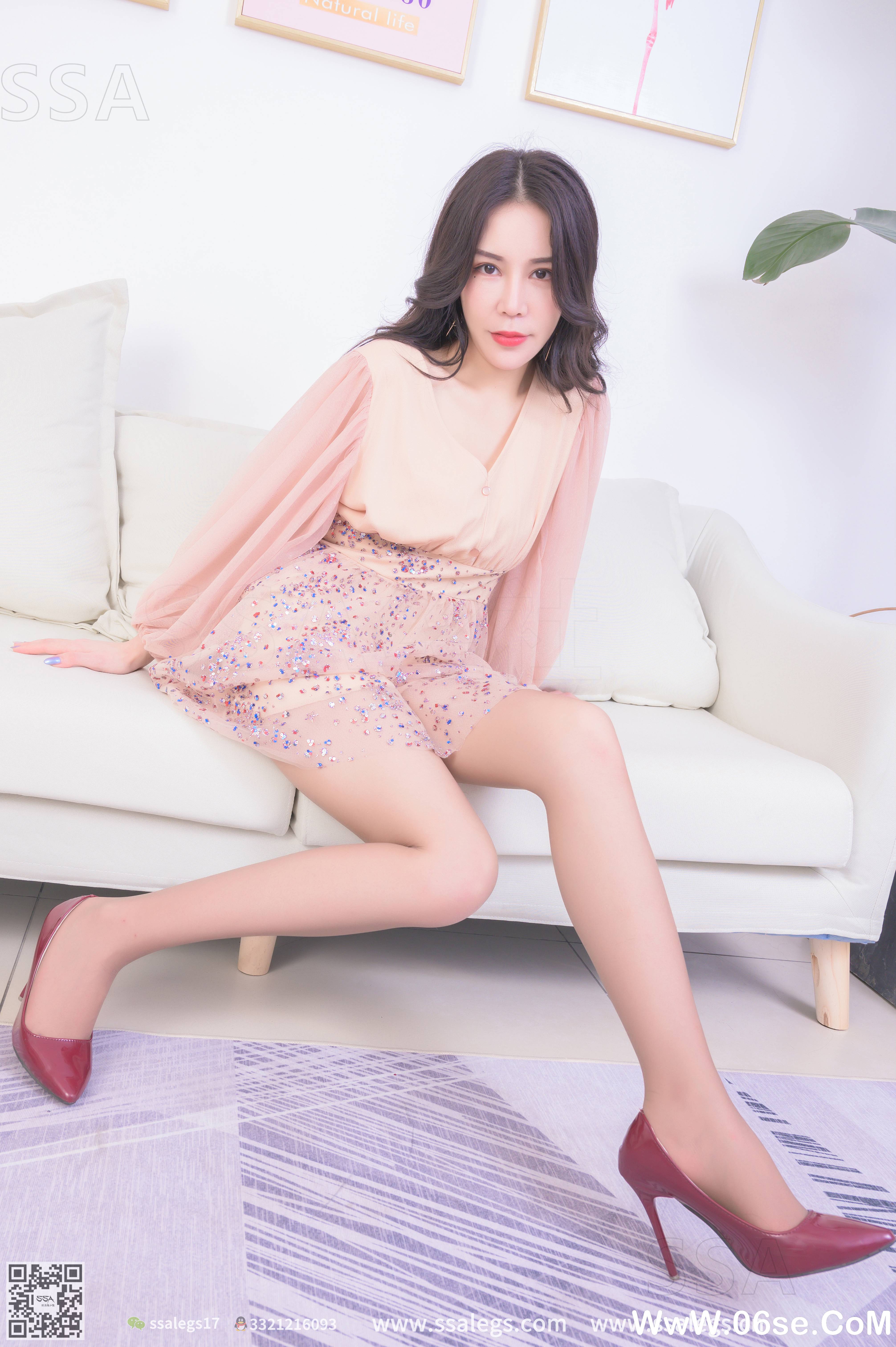 图片[44]-[SSA丝社] NO.312 娜娜御姐的红色高跟鞋咖啡丝美腿[148P1.76G]-六色网