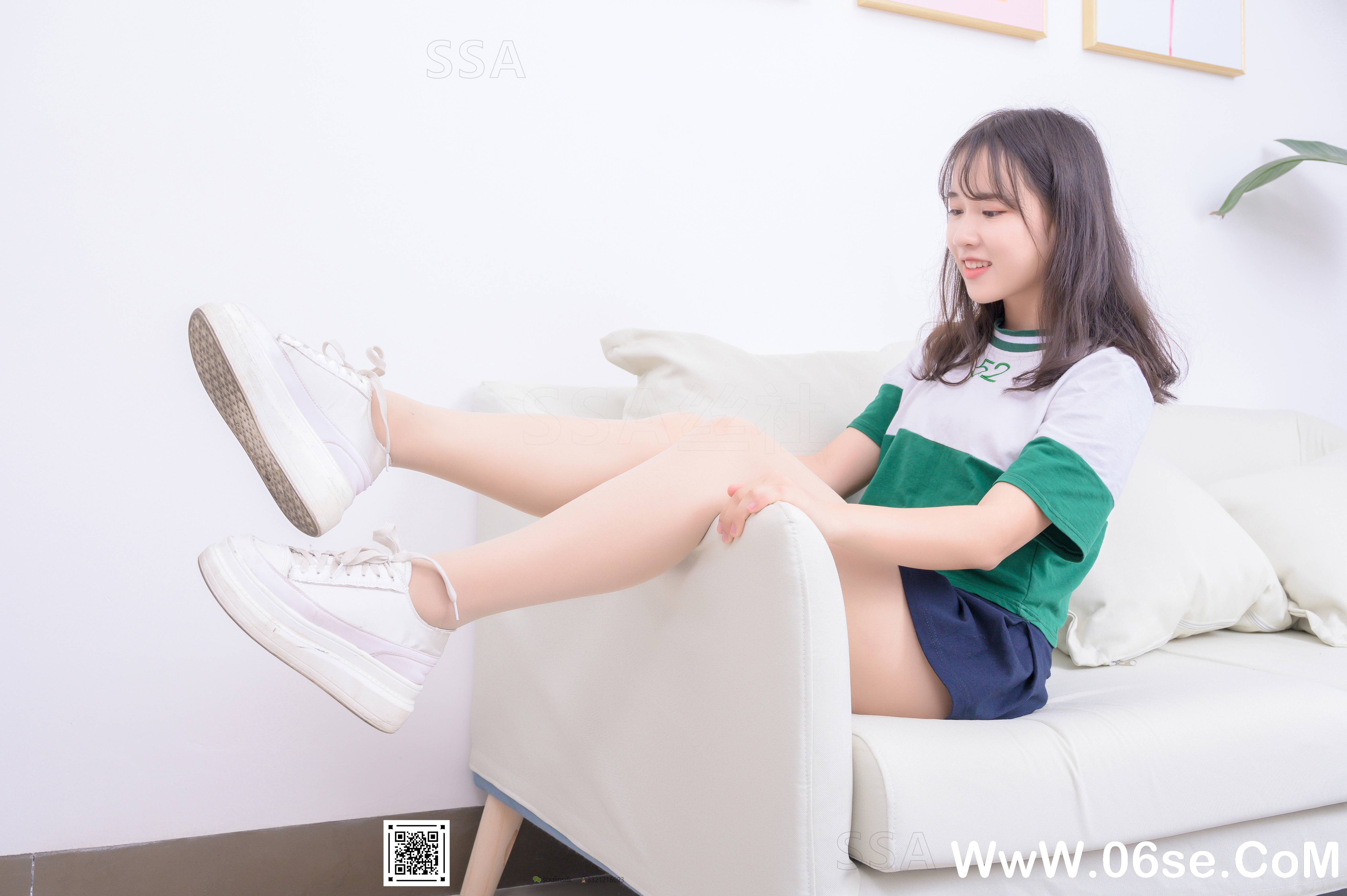 图片[17]-[SSA丝社] NO.215 小夏 齐臀短裙（上）[99P1.22G]-六色网