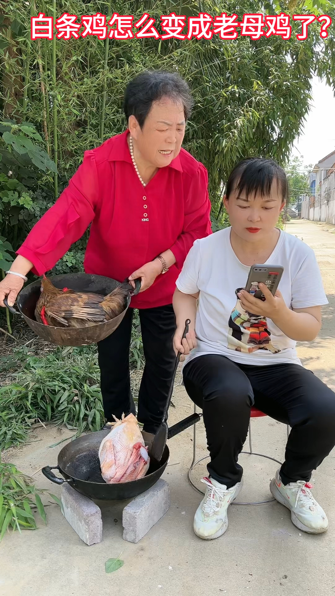 白条鸡怎么变成老母鸡了