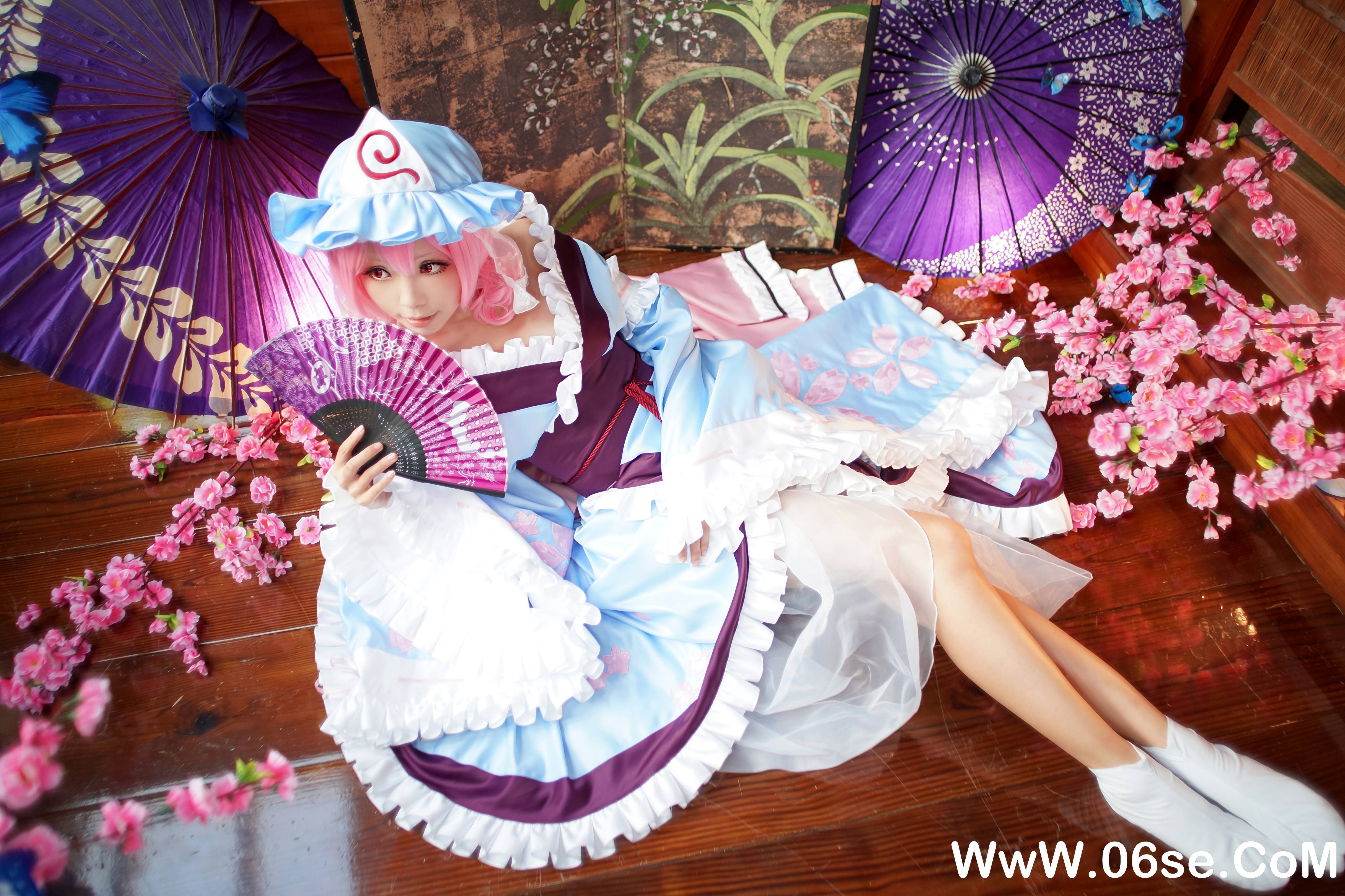 图片[7]-Ely_eee(ElyEE子) NO.058 — 西行寺幽々子[89P215M]-六色网