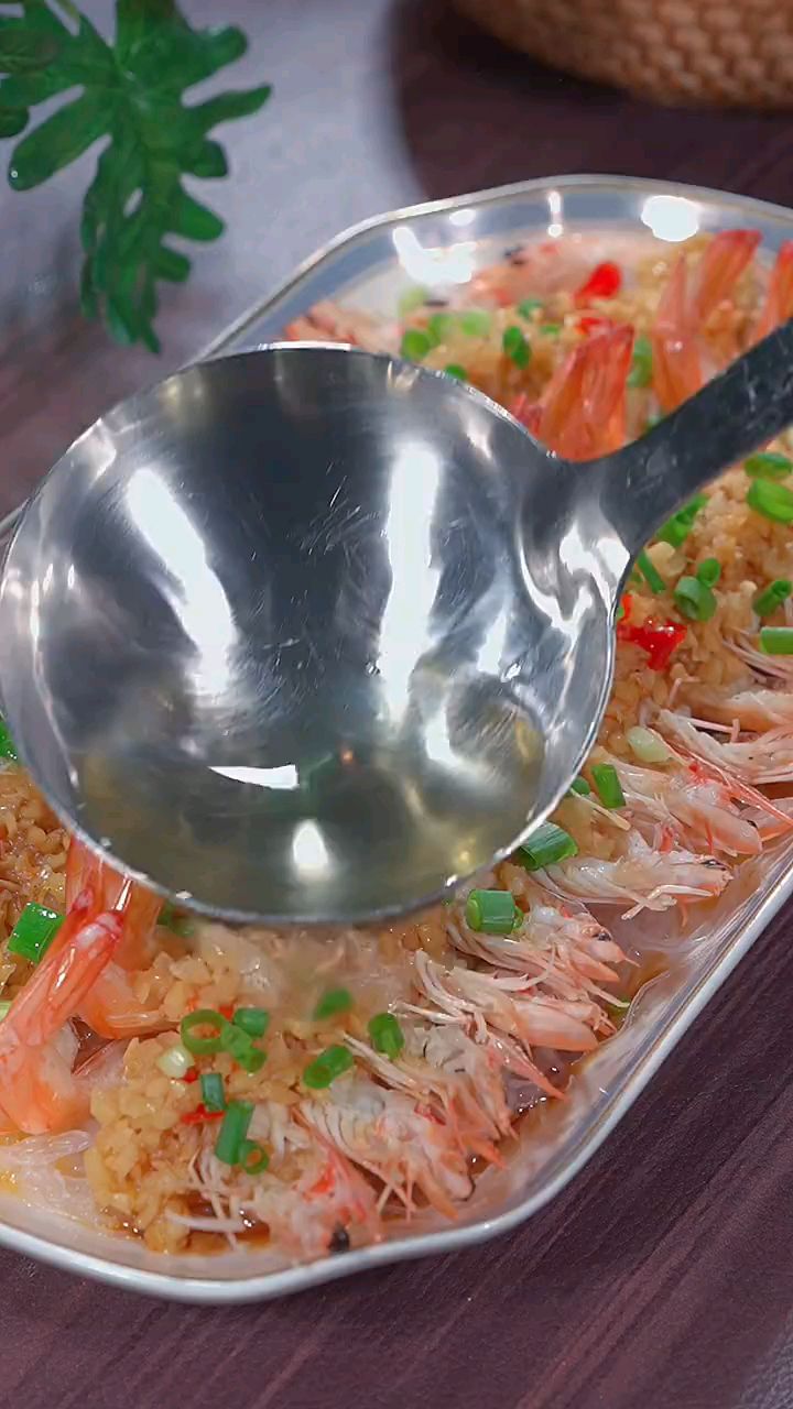 蒜蓉粉蒸虾,滋味儿真好