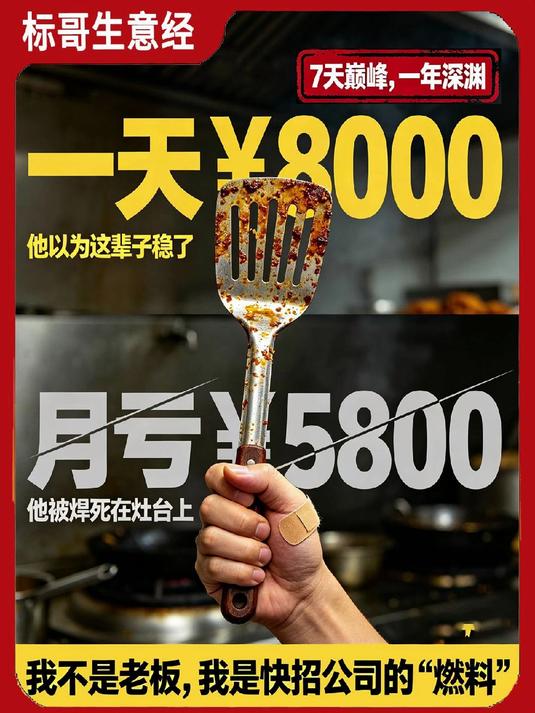 一个快招“燃料”的7天账本：花18万加盟网红炸鸡，我只快乐了7天