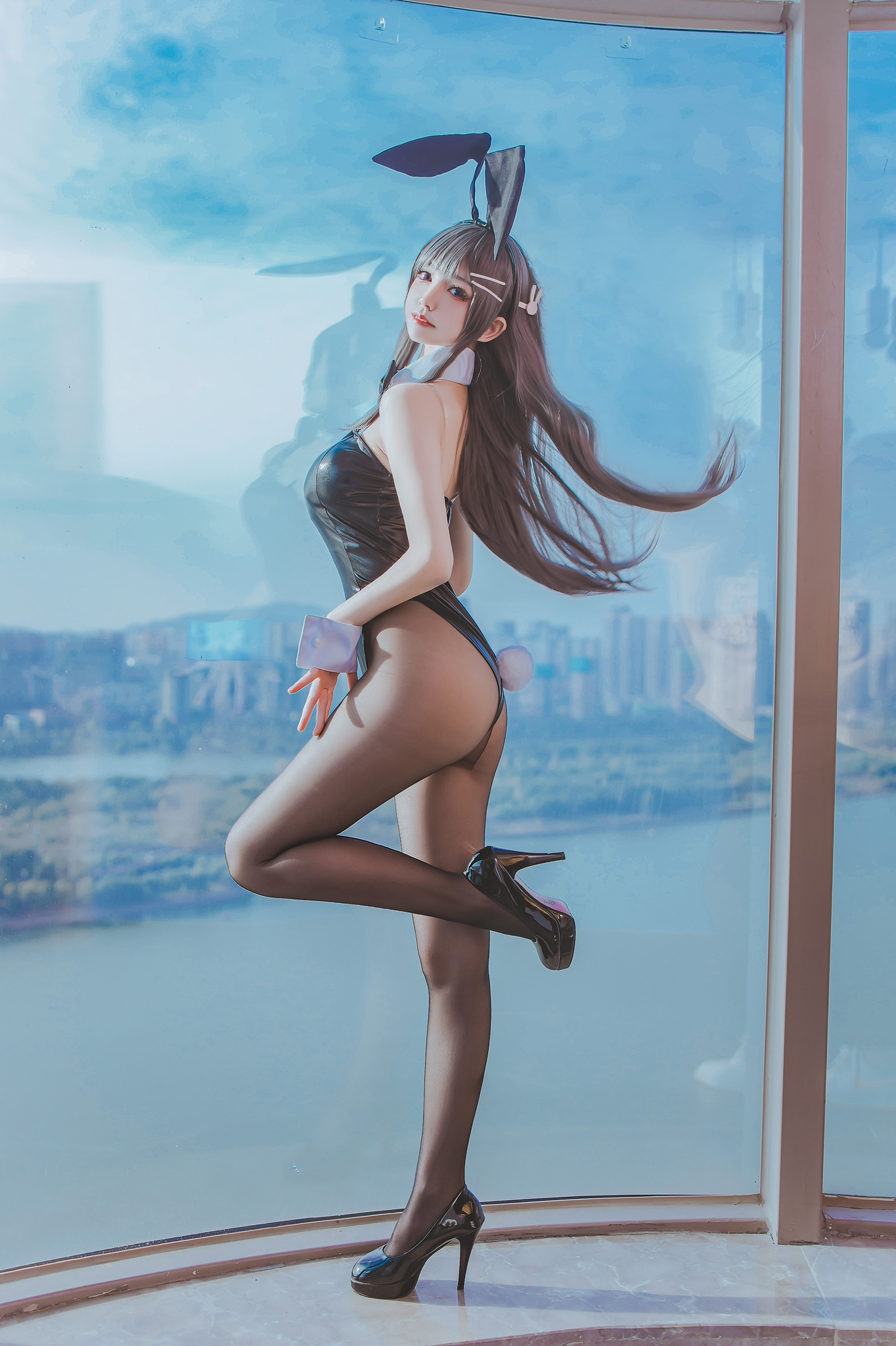图片[32]-Coser衣衣 NO.064 – 麻衣兔女郎[42P78M]-六色网