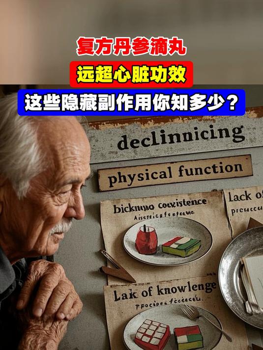 复方丹参滴丸,远超心脏功效,这些隐藏副作用你知多少?