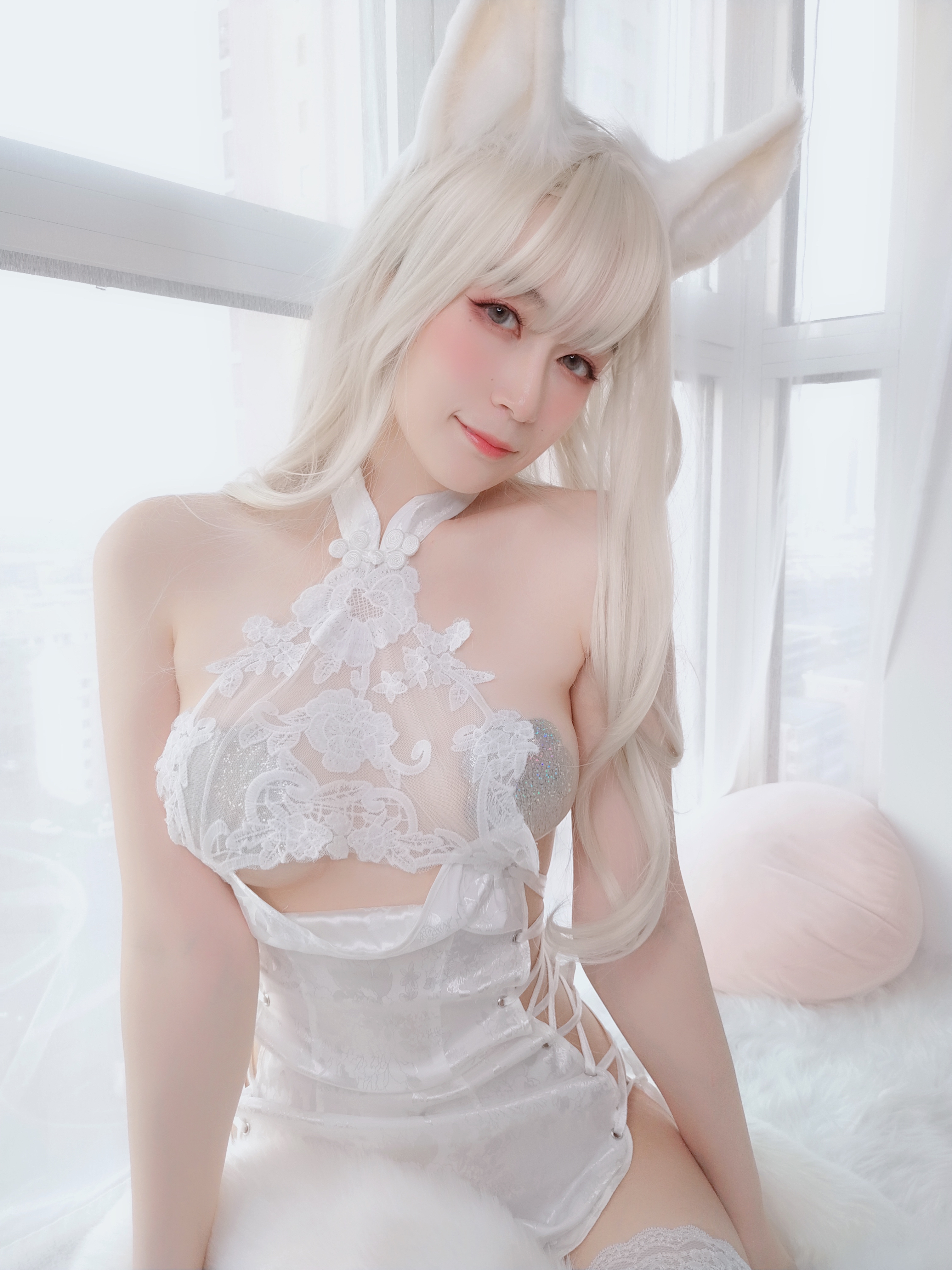 图片[80]-Coser小姐姐白银 NO.054 – 白兔[101P+6V683M]-六色网
