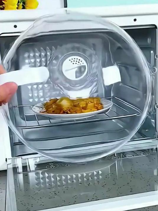 防溅盖耐高温碗盖子,家用食品级塑料,微波炉加热盖菜罩