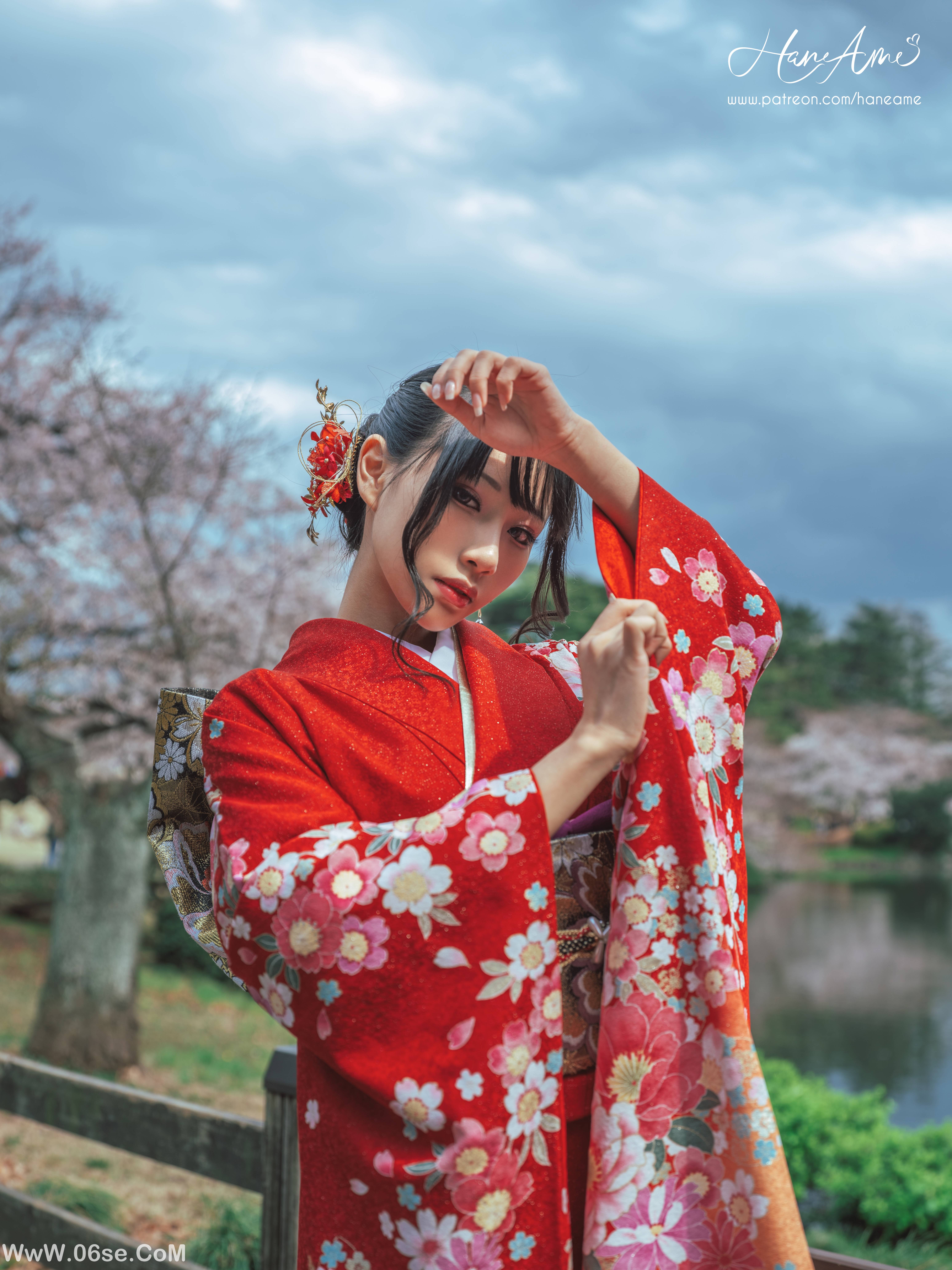 图片[18]-Hane Ame 雨波写真 NO.013 – 赤紅和服[38P736M]-六色网