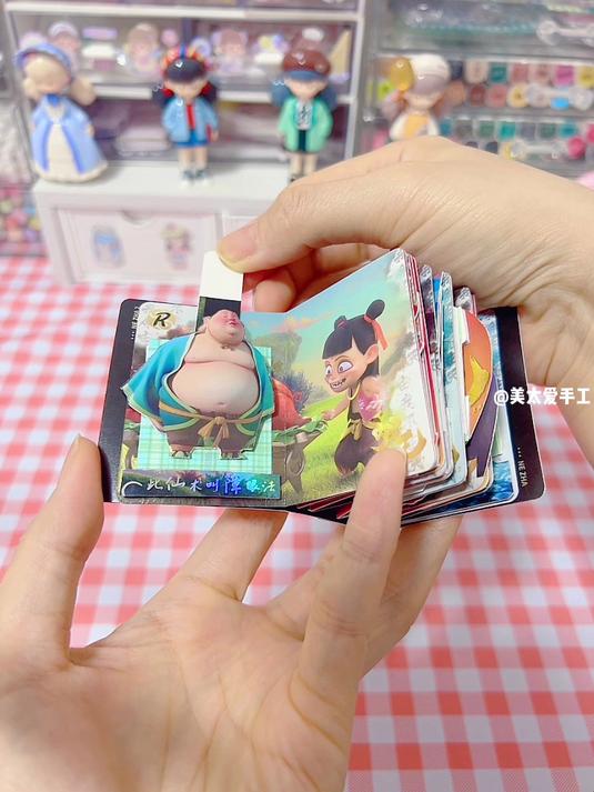 哪吒豆豆本的手工教程来啦普卡有救啦