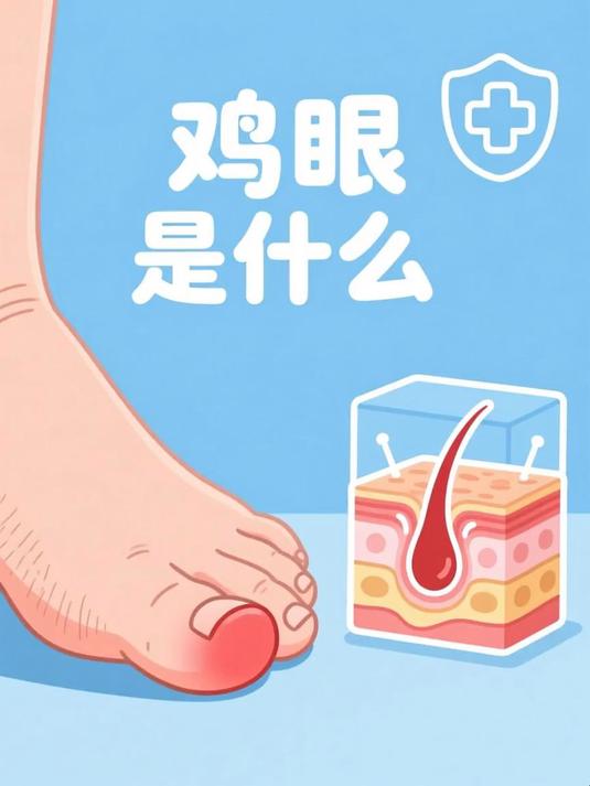 鸡眼是什么 #健康扬帆季#