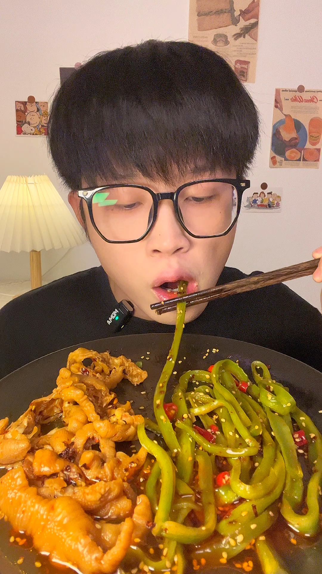 椒麻贡菜乌骨鸡抓声控版!