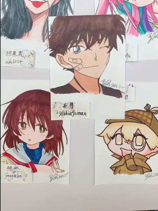 你们要的手绘漫画头像来啦