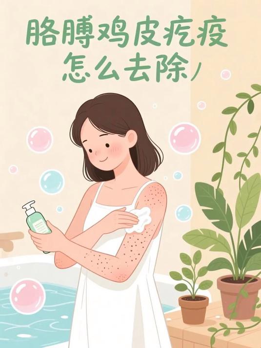 胳膊鸡皮疙瘩怎么去除 #健康扬帆季#