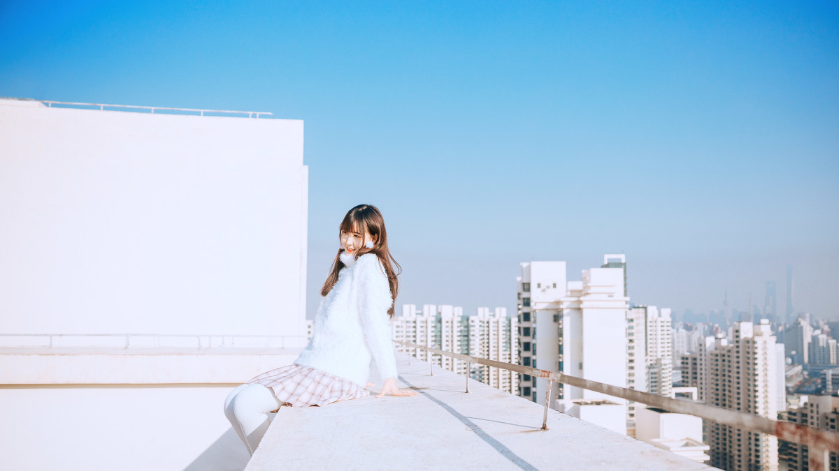 图片[11]-天台の少女-六色网