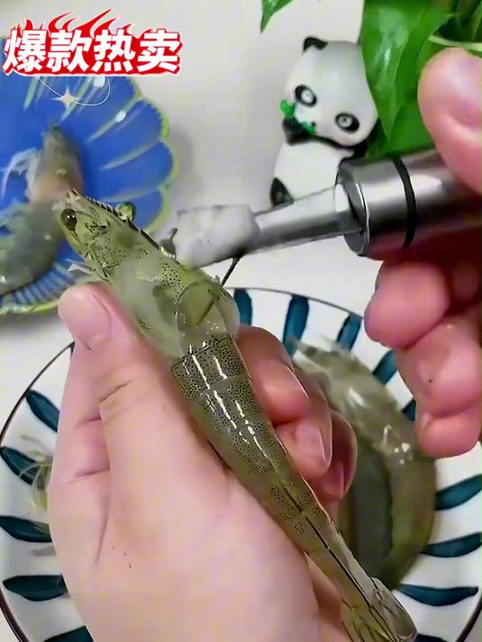 1多功能不锈钢双头两用,剥虾壳,开虾背,挑虾线,刮鱼鳞,开鱼肚,一物多用很方便#春夏必备家