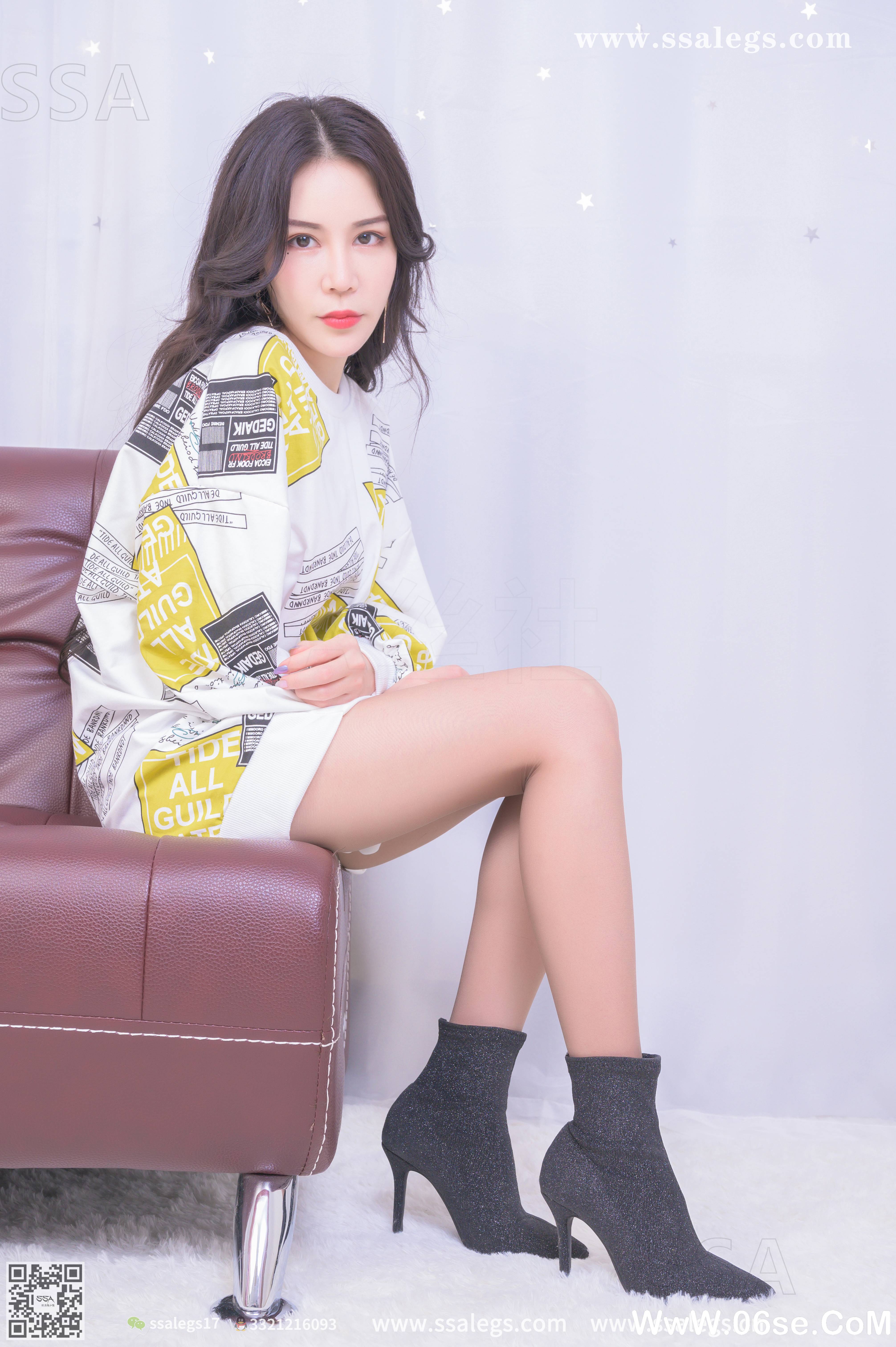 图片[26]-[SSA丝社] NO.328 娜娜御姐的缘味咖啡丝袜写真(上)[117P1.55G]-六色网
