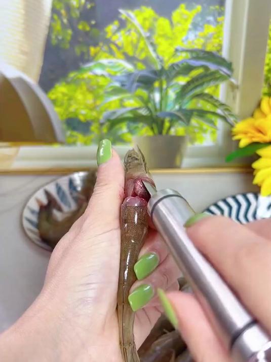 厨房怎么能少了这个去虾线神器,去虾线挖虾脑剥虾壳开虾背都可以