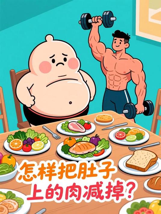怎样把肚子上的肉减掉