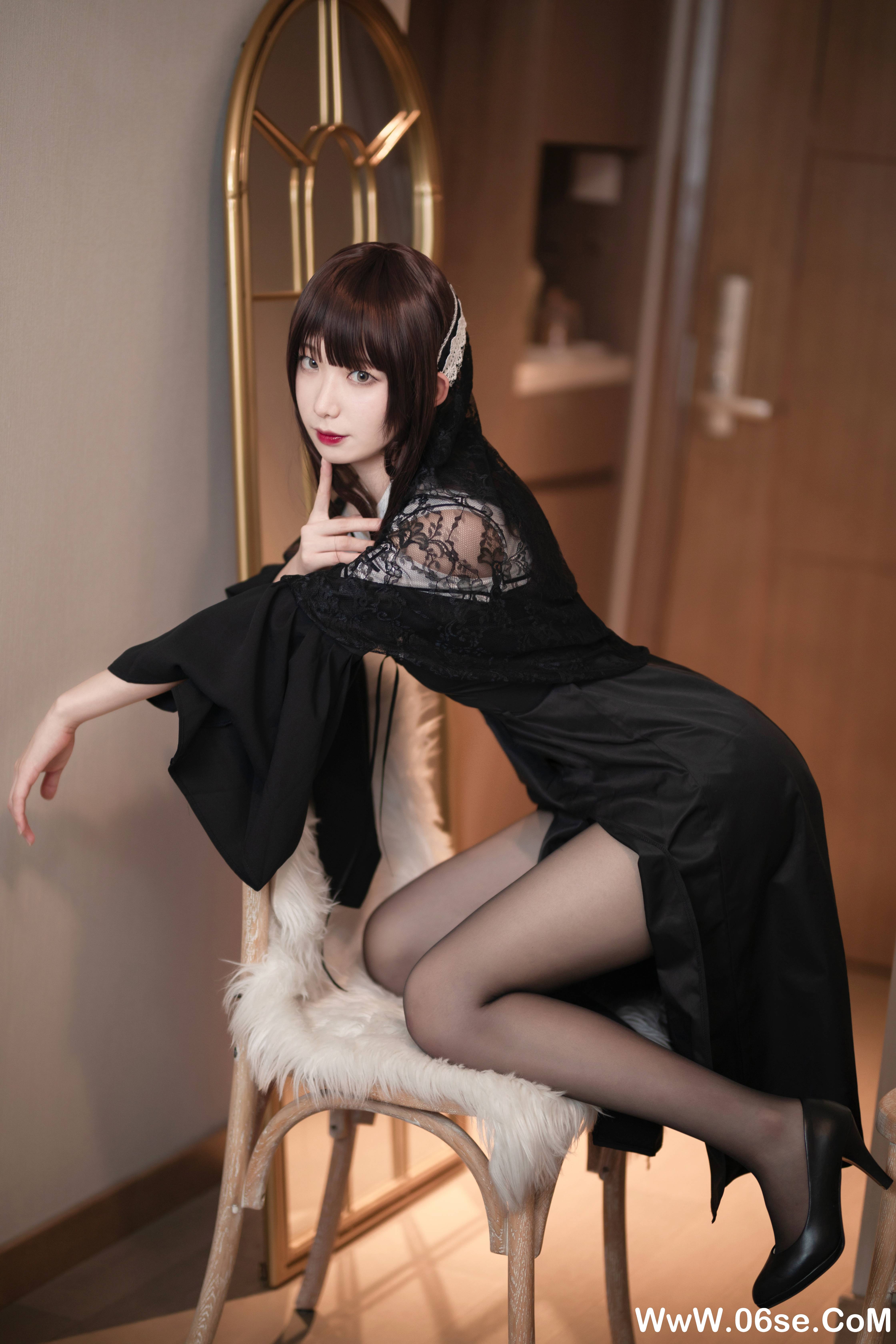 图片[36]-封疆疆v NO.011  — 黑色修女[40P512M]-六色网