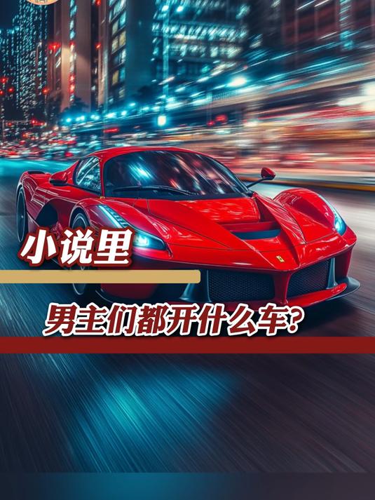 小说里的各位男主都开什么车车呢?