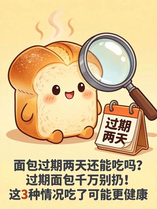 面包过期两天还能吃吗?过期面包千万别扔!这3种情况吃了可能更健康